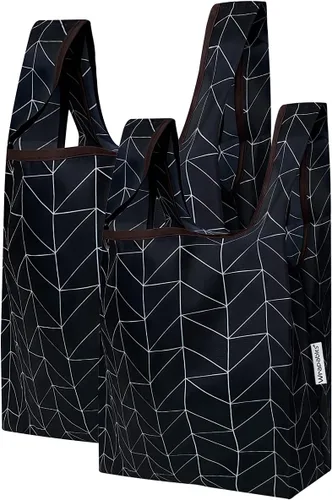 Vista 15 de Wrapables JoliBag Collection - Bolsa de compras reutilizable (juego de 2)