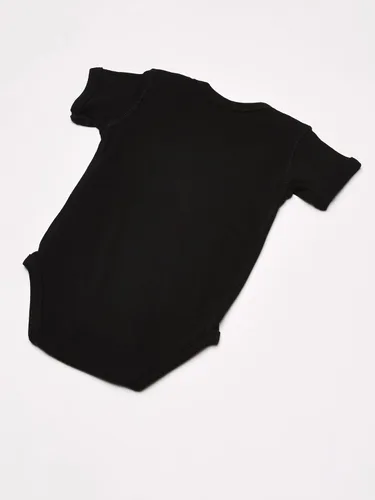 Vista 4 de Nirvana Conjunto de camiseta unisex sonriente para bebé, color negro, talla 12 de EE. UU, Negro