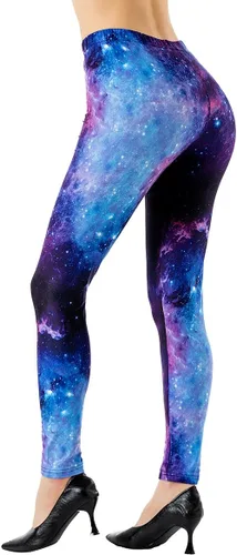 Vista 13 de Ndoobiy pantalones de yoga para mujer, pantalones de entrenamiento básicos, leggings impresos, leggings suaves y mantecosos Un juego