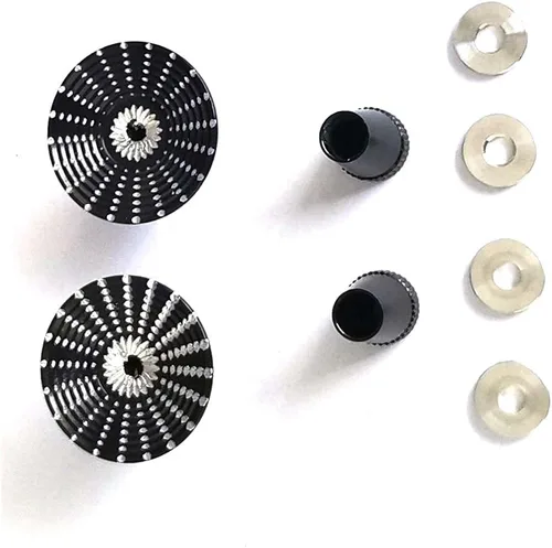 Vista 3 de DEVMO Negro Compatible con Fu-taba/Spek-Trum DX5i DX6 DX6i DX7S DX8 DX9 / Tar-anis X9D Transmisor de paraguas Gimbal Sticks Extremos RC Products