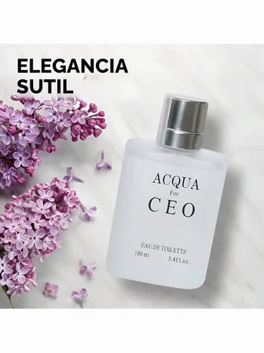 Vista 2 de A CENTER Colonia para Hombre Eau De Toilette EDT Spray Acqua CEO 3.4 onzas líquidas