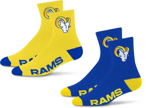 Vista 29 de For Bare Feet Calcetines quarter NFL unisex para adultos