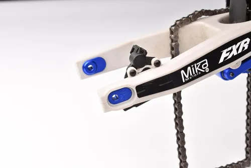 Vista 2 de Aluminio 7075-T6 Cadena Ajustador De Tensión Conjunto Para LOSI 1:4 Promoto-MX Motocicleta Dirt Bike RTR LOS06000 LOS06002 Actualizaciones - Azul