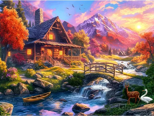 Vista 15 de LELEMON Kits de arte de diamantes para adultos, kits de pintura de diamantes de colibrí para adultos, kit de pintura de diamante 5D con accesorios