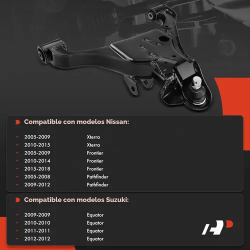 Vista 2 de Brazo de control inferior delantero derecho A-Premium, con rótula y buje