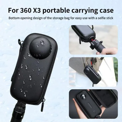 Vista 5 de JasonMighty para Insta360 X3 Kit de accesorios de protección Camera Case,Silicone Cover,Lens Guards,Screen Tempered Glass ,Provide full camera