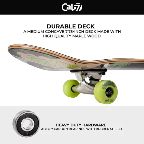 Vista 5 de Cal 7 Patineta Completa Estándar 19.1 cm - 20.3 cm de Tabla