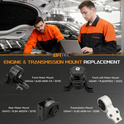 Vista 2 de Juego de montaje de motor compatible con Ford Escape Mazda Tribute Mercury Mariner 2005 2006 2007 2008 2009 2010 2011 2012 Kit de montaje de motor
