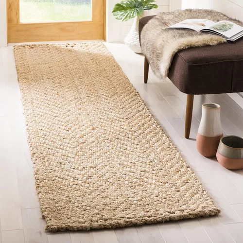 Vista 10 de SAFAVIEH Natural Fiber Collection - Alfombra decorativa de 2 pies 3 pulgadas x 4 pies, natural, hecho a mano, ideal para zonas de alto tráfico
