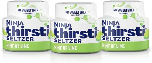 Vista 8 de Ninja Thirsti Gotas de Agua Saborizada, SELTZER Cereza Negra, Agua Espumosa Crujiente y Refrescante, Cero Calorías, Cero Azúcar, Cero Edulcorantes