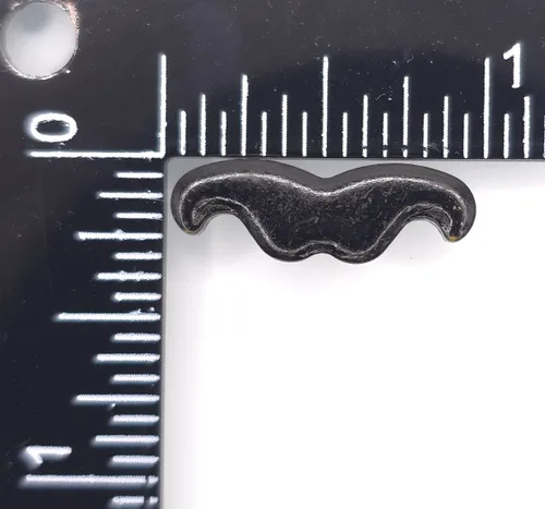 Vista 4 de NCS Gránulos comestibles de caramelo en forma de bigote jumbo – Decoración de cupcakes, pasteles y galletas, 7 onzas