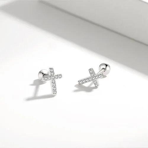 Vista 3 de Lindos aretes de mariposa con diseño de mariquita, unicornio, tortuga, ángel, flamenco, para niñas y mujeres, aretes hipoalergénicos de plata de ley