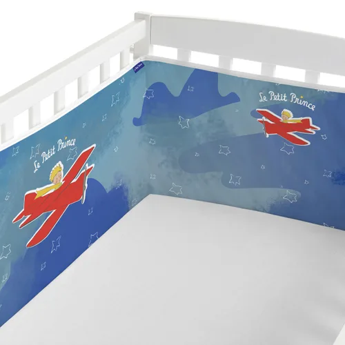 Vista 3 de Protector de Cuna HappyFriday Le Petit Prince Son avion
