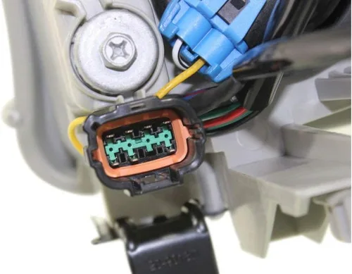 Vista 7 de Garage-Pro Par de faros delanteros para Infiniti G35 2007-2008 Sedán, modelos sin tecnología Paquete HID/Xenon, con bombilla(s) lado del conductor