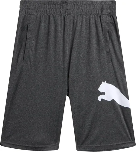 Vista 10 de PUMA Pantalones cortos deportivos para niños, de secado rápido, transpirables, entrelazados, con bolsillos (tallas 4-20)