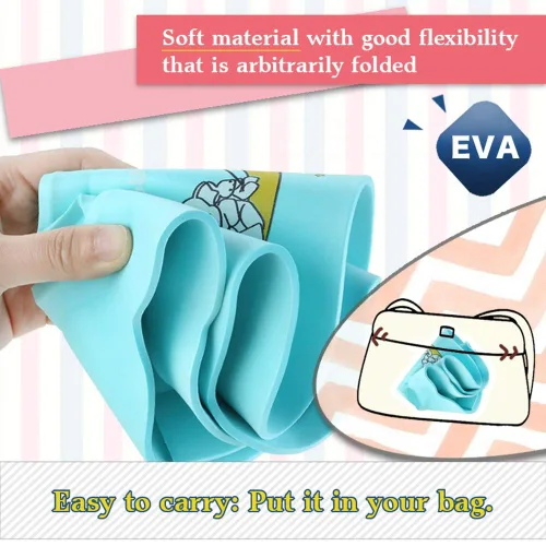 Vista 5 de Gorro de champú para baby shower, 2 piezas, ajustable, de seguridad, EVA, accesorios para visera de baño, impermeable, suave, protector de lavado