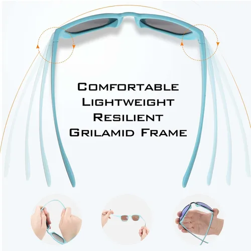 Vista 6 de KastKing Tazlina Polarized Sport Sunglasses for Men and Women, Ideal for Driving Fishing Cycling and Running,UV Protection
