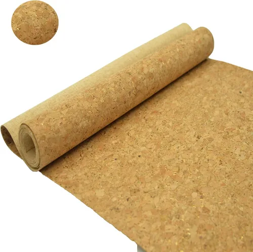 Vista 17 de SorenCut Tela de corcho por yarda, tela de corcho para coser con superficie de café negro, 12 x 52 pulgadas más grande para manualidades, cortar