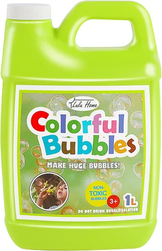 Vista 14 de Solución concentrada de burbujas Lulu Home, repuesto de 1 L/33.8 onzas para máquinas de burbujas, varitas gigantes y sopladores - hasta 2.5 galones