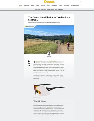 Vista 5 de Gafas de sol deportivas Rail - Ideal para ciclismo (grava, MTB y carretera), béisbol y sóftbol