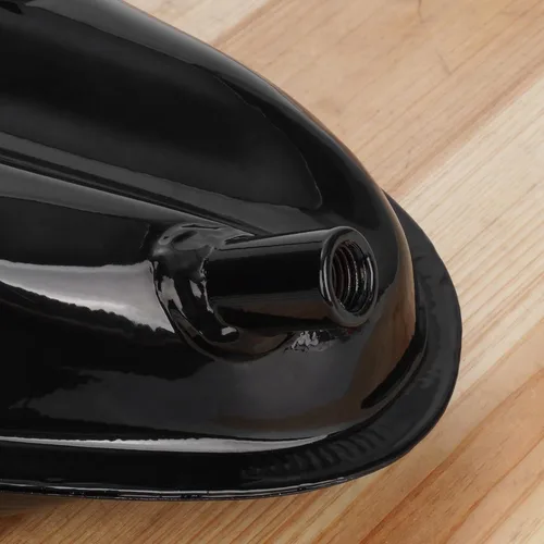 Vista 5 de Tanque de gasolina para mini bicicleta de 2L 0.53 galones con tapa y bujía y petcock y línea de combustible y filtro de combustible para motores