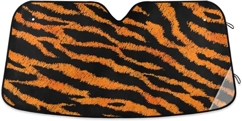 Vista 14 de Boccsty Parasol plegable para parabrisas de automóvil, diseño de ojos de niña de anime, protección solar plegable, bloquea los rayos UV, protector