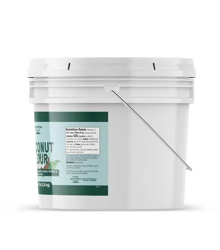 Vista 3 de Unpretentious Harina de coco, 1 galón, vegano, alternativa de harina de trigo, apta para dieta cetogénica