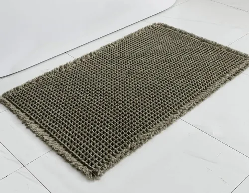 Vista 9 de Tapete de Baño Waffle Mejorado – Ultra Suave, Súper Absorbente y Alfombra Antideslizante con Borlas, Lavable a Máquina, Respaldo de Goma para Baño