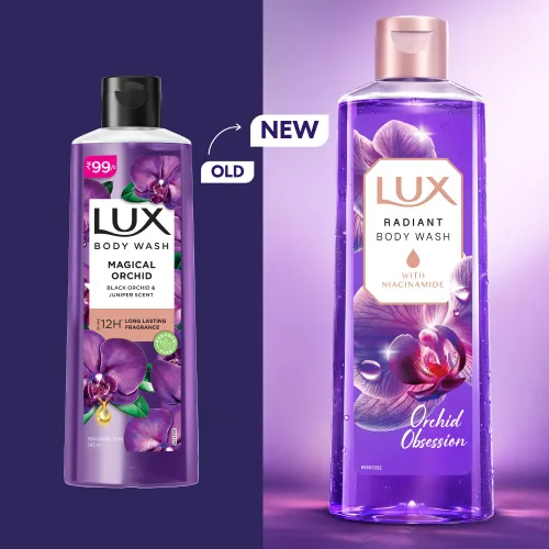Vista 3 de LUX Gel de ducha Black Orchid Fragancia y Aceite de Enebro 8.3 fl oz