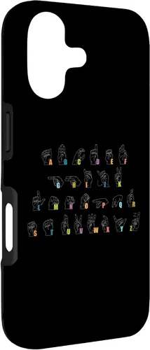 Vista 3 de Sign Language Alphabet Design Case for iPhone 17