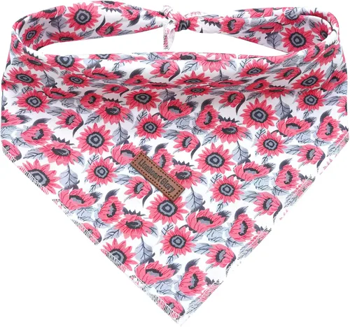 Vista 16 de Lionheart Glory Bandana para perro, bufanda azul para perro, estampado de cerveza, ajustable para perros pequeños a grandes