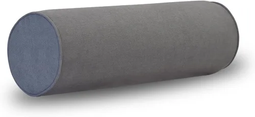 Vista 24 de Almohadas cilíndricas redondas de espuma viscoelástica, almohada cervical con funda de almohada, suave, cómoda y transpirable para dormir, silla