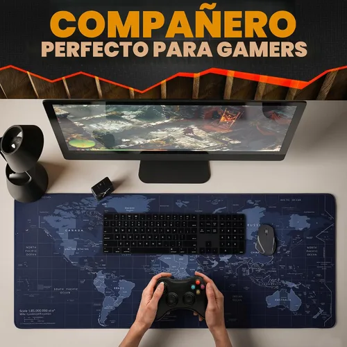 Vista 7 de Alfombrilla de mouse para juegos personalizada, alfombrilla de escritorio grande, antideslizante