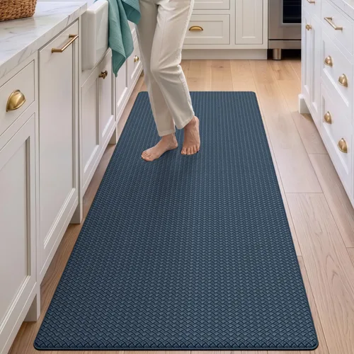 Vista 13 de DEXI Alfombrillas de cocina acolchadas antifatiga, 23 x 59 pulgadas beige (2-Beige)