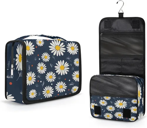 Vista 9 de AUUXVA Neceser de viaje, organizador de cosméticos, bolsa de maquillaje colgante para mujeres, hombres y niñas, Bailarina bailarina