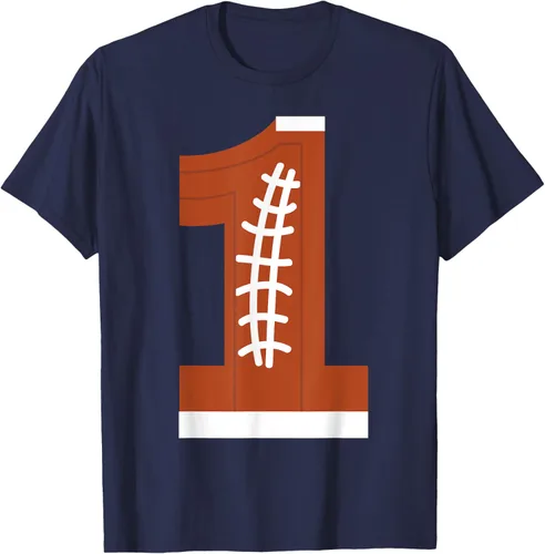 Vista 65 de 1st Birthday Football Ball Boys Camiseta de regalo de 1 año Negro