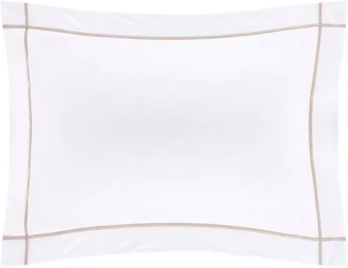 Vista 12 de Yves Delorme Athena Sham - Accesorio de cama de lujo, moderno y funcional Dune