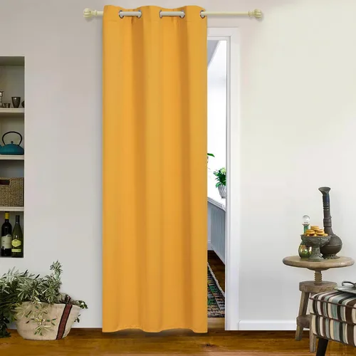 Vista 31 de MYSKY HOME Cortinas Aqua para Armario para Entrada Cortina Opaca para Puerta para Sala de Estar Cortina Oscurecedora de Habitación con Ojales