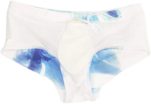 Vista 9 de UXH Traje de baño para hombre calzoncillos acolchados Printe Masculino Sexy Moda Natación Bikini Junta Playa Surf Natación Trunks