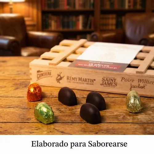 Vista 6 de ANDY ANAND CHOCOLATIER Botellas de chocolate negro europeo rellenas con 18 licor de estante superior, paquete de 1