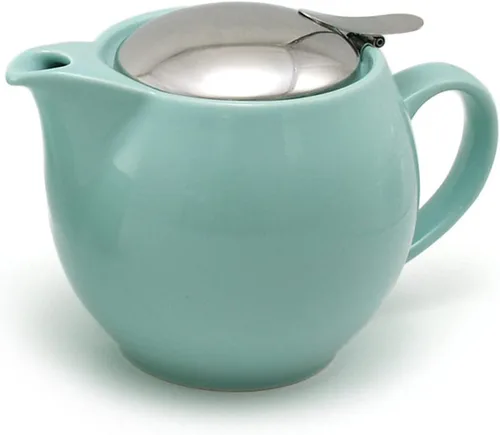 Vista 9 de ZERO JAPAN - Tetera redonda de 15 oz (450 cc) con tapa SLS e infusor de tomate