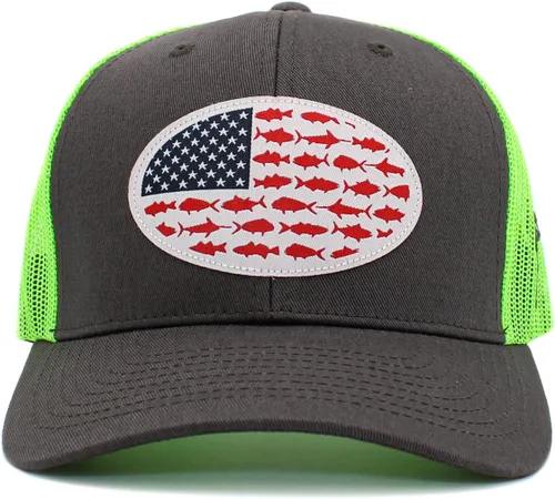 Vista 185 de KBETHOS Tactical Operator Collection USA Fishing Mesh Ballcap Flag Patch America Outdoors Trucker Baseball Cap