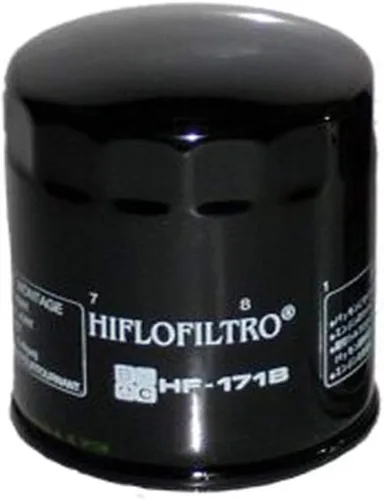 Vista 3 de HiFloFiltro HF171BRC-2 Negro RC Filtro de aceite de alto rendimiento, paquete de 2