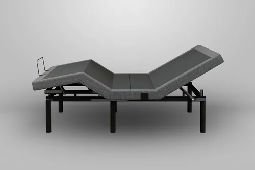 Vista 6 de iDealBed 5i - Marco de cama ajustable personalizado, acero, California King, estilo moderno, gravedad cero, cargador doble, comodidad de un solo