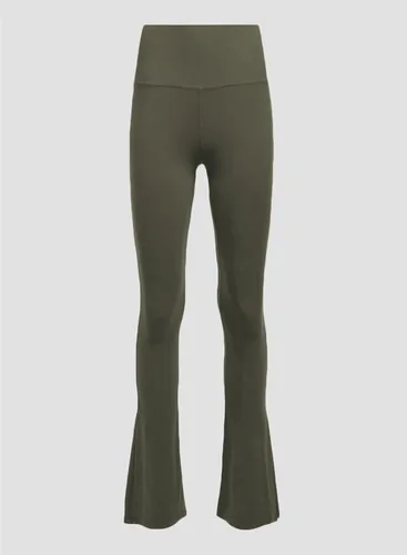 Vista 7 de Aleumdr Leggings acampanados para mujer, pantalones de yoga acampanados, parte inferior de corte de bota 2023, a la moda, pierna larga y ancha