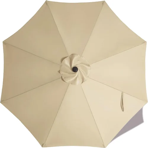 Vista 9 de ABCCANOPY Sombrilla para Exteriores de 7.5 pies, Repuesto de Cubierta Superior Compatible con 6 Varillas (Azul)