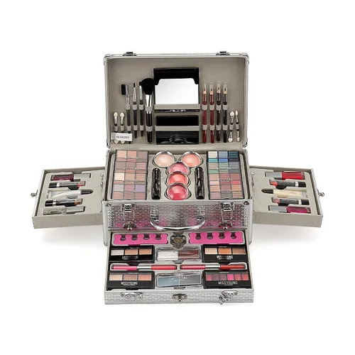 Vista 10 de Pure Vie Juego de maquillaje todo en uno para regalo navideño, paquete esencial de cosméticos que incluye paleta de sombras de ojos, lápiz labial