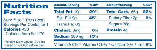 Vista 2 de Hostess Fruit Pie, Manzana, 4.25 oz