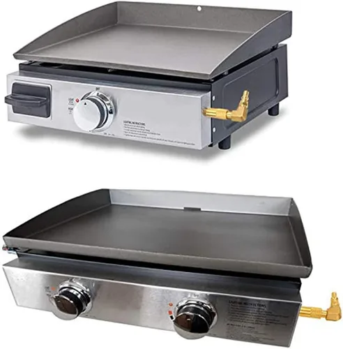 Vista 5 de Joywayus Adaptador de conexión rápida RV de baja presión de 1/4 de pulgada, adaptador de codo de 90 grados para parrilla de mesa Blackstone