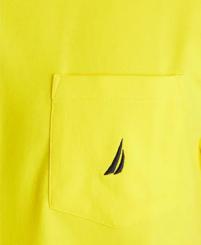 Vista 5 de Nautica Camiseta de manga corta con cuello redondo y bolsillo para hombre